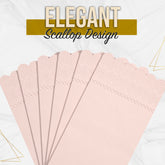 3 Ply Pink Peach Scalloped Napkins - 20 Ct.